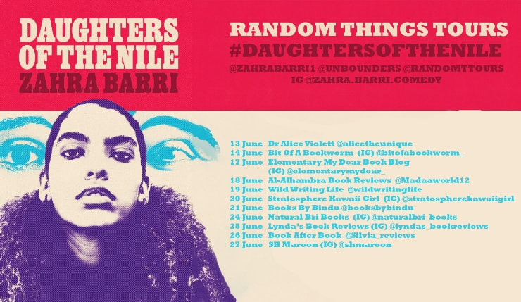 Daughters of the Nile blog tour banner