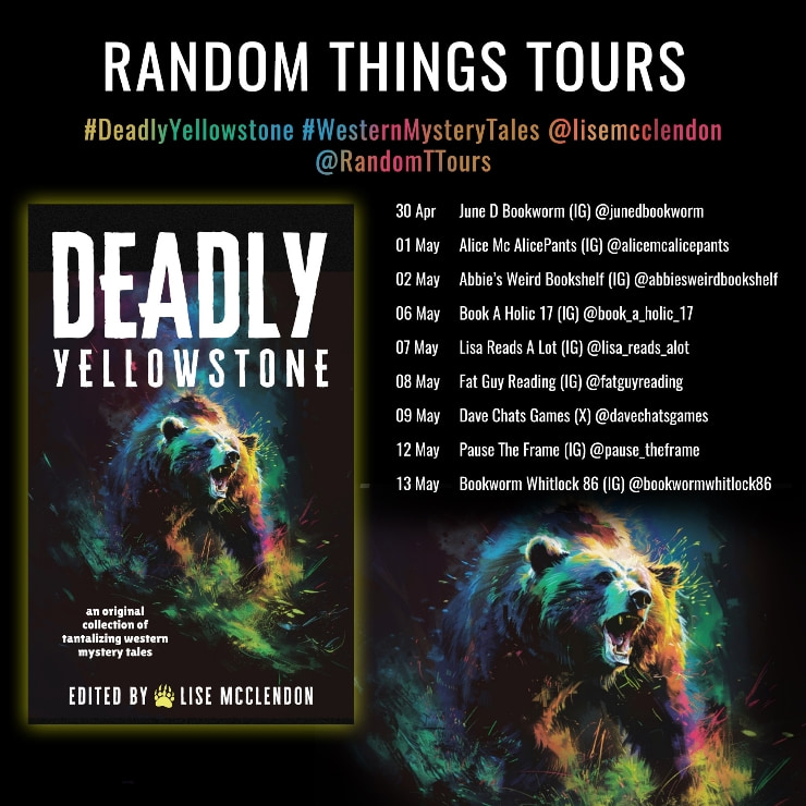 Deadly Yellowstone blog tour banner