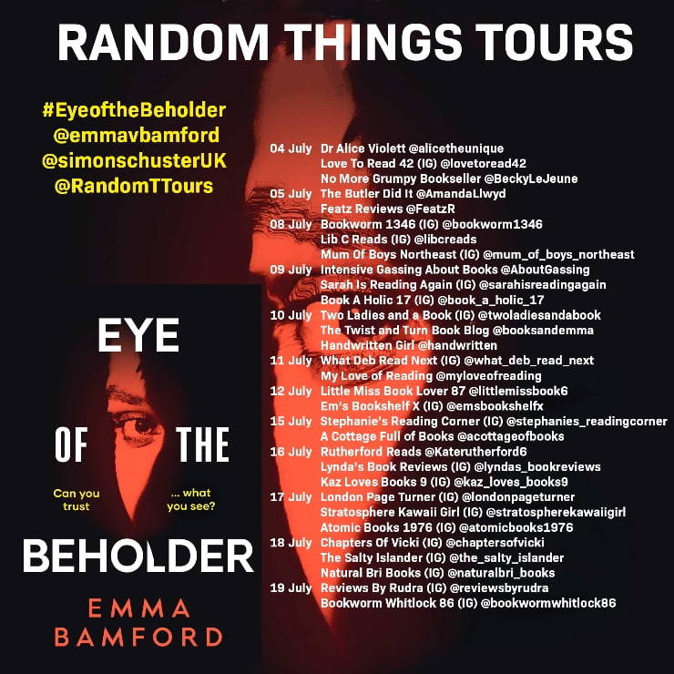 Eye of the Beholder blog tour banner