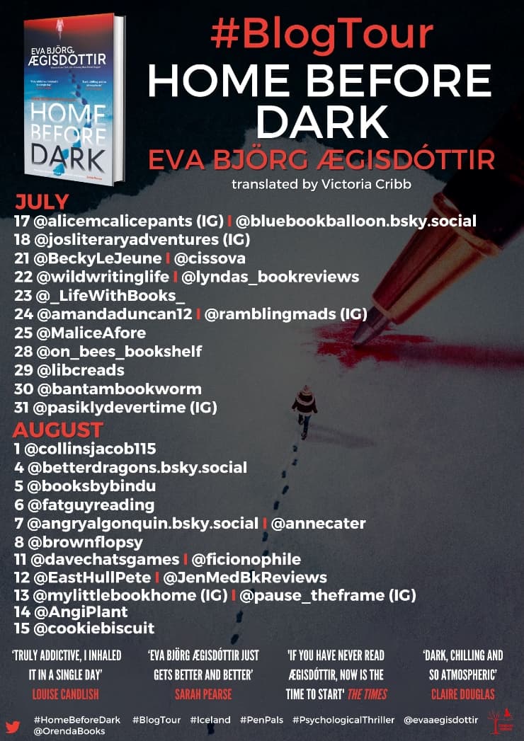 Home Before Dark blog tour banner