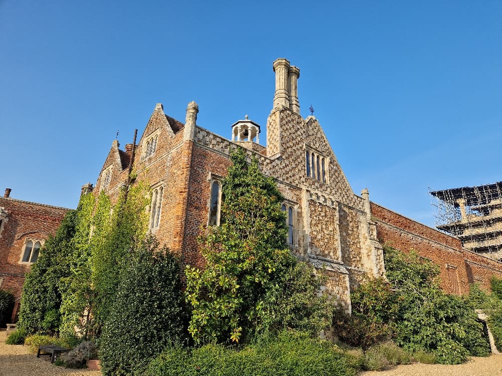 View of part of St Osyth Priory on a sunny evening