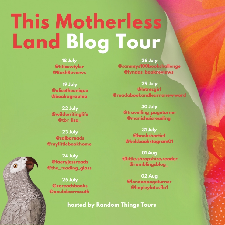 This Motherless Land blog tour banner